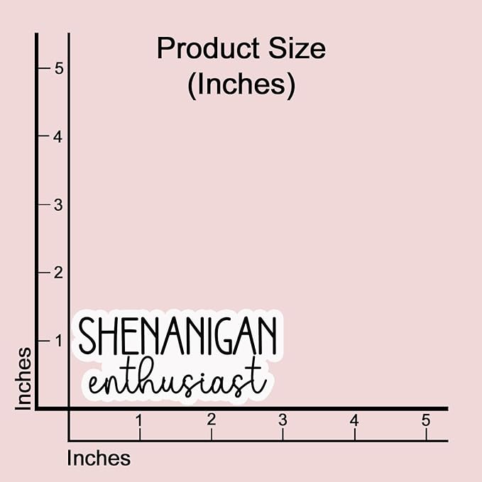 (3 pcs) Shenanigan Enthusiast Sarcastic Sticker for Tumbler, Funny Sarcastic Quote Vinyl Decal for Kindle Laptop Water Bottle Phone Hard Hat - 3x1.5