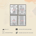 Funny Bathroom Decor Wall Art Set of 4, Dumb & Dumber Comedy Movie Posters - Image 5