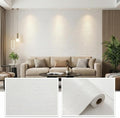 3D Wall Panels Peel and Stick – 15.74" x 118" PVC Faux Texture Wall Covering by Unknown