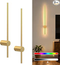NIORSUN 24 Inch Battery Operated Wall Sconce Set of 2, 10 Colors Dimmable by NIORSUN