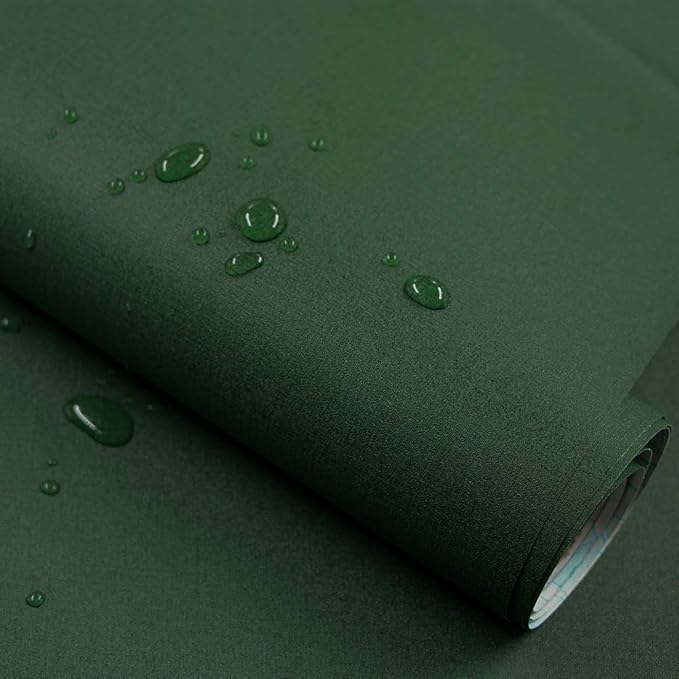 TANONE Contact Paper Peel and Stick 15.8"x 394", Grasscloth Contact Paper Self - Image 2