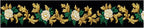 Baroque Floral Wallpaper Border 196x4 Inch Removable Wall Border Peel and Stick - Image 2