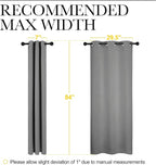 NICETOWN Bedroom Curtains Blackout Drapery Panels, Three Pass Microfiber - Image 6