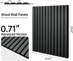 Acoustic Panels 4 Pack Self-Adhesive Upgrade, 23.62"X23.62" Sound Proof Wall - Image 2