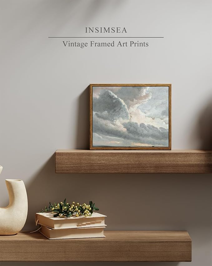 InSimSea Framed Canvas Wall Art, Vintage Decor - Image 4