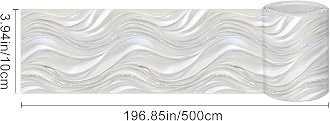 HOMETITUTE Wallpaper Border Peel and Stick Decorative Wall Trim Self Adhesive - Image 3