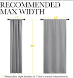NICETOWN RV Blackout Curtains for Camper Windows, Short Room Darkening Curtains - Image 7