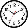 Rohioue 12 Inch Wall Clock Modern Battery Operated Silent Non Ticking Analog by RohioueWallClock