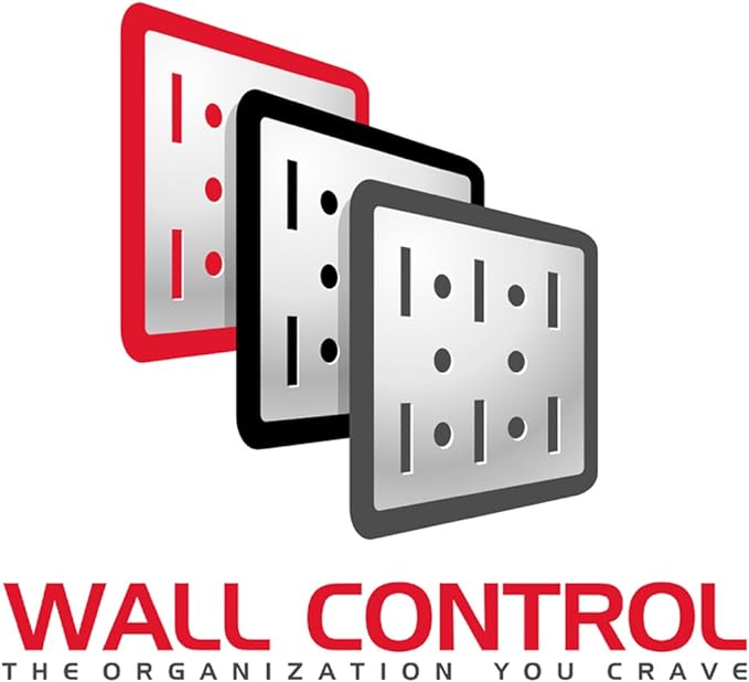 Wall Control 30-P-3232G Gray Metal Pegboard Pack - Image 12