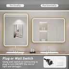 24x32 Inch LED Bathroom Mirror - Image 6