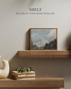InSimSea Framed Canvas Wall Art, Vintage Landscape Painting, Rustic Nature - Image 2