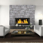 100 Vintage Grey Faux Brick Wall Tiles, 3D Thin Brick Veneers - Image 4