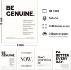 DSHFG Motivational Pictures Office Wall Decor Prints Set of 4, Inspirational - Image 2