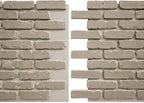 EverStone Aged Brick Faux Brick Panel, 46 7/8"W x 27"H x 1 1/4"D, Antique Pearl - Image 8