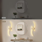Battery Operated Wall Sconce Set of Two, Dimmable Modern LED Rechargeable Wall - Image 8