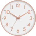Mosewa Wall Clock 12 Inch, Battery Operated Silent Non-Ticking Modern Analog by MOSEWAWALLCLOCK