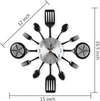 16 Inch Cutlery Kitchen Wall Clocks - Image 2