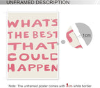 Yaasilinage Daily Reminder Positive Canvas Wall Art, Positive Affirmations Wall - Image 3
