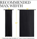 NICETOWN Black Out Window Curtains - Image 7