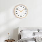 AKCISOT Wall Clock, Boho Kitchen 10 Inch Wall Clocks Battery Operated Non - Image 9