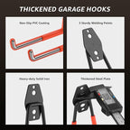 30 Pack Garage Hooks, Heavy Duty Steel Wall Mount Utility Hangers - Image 4