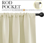 NICETOWN Blackout Curtains for Living Curtains, Window Treatment Thermal - Image 3