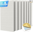 8 Pack Large Acoustic Panels Sound Absorbing by Unknown