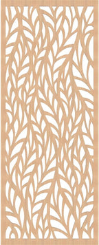 23 3/8"W x 59 3/8"H x 1/4"T Ortonville Decorative Fretwork Wood Wall Panels - Image 2