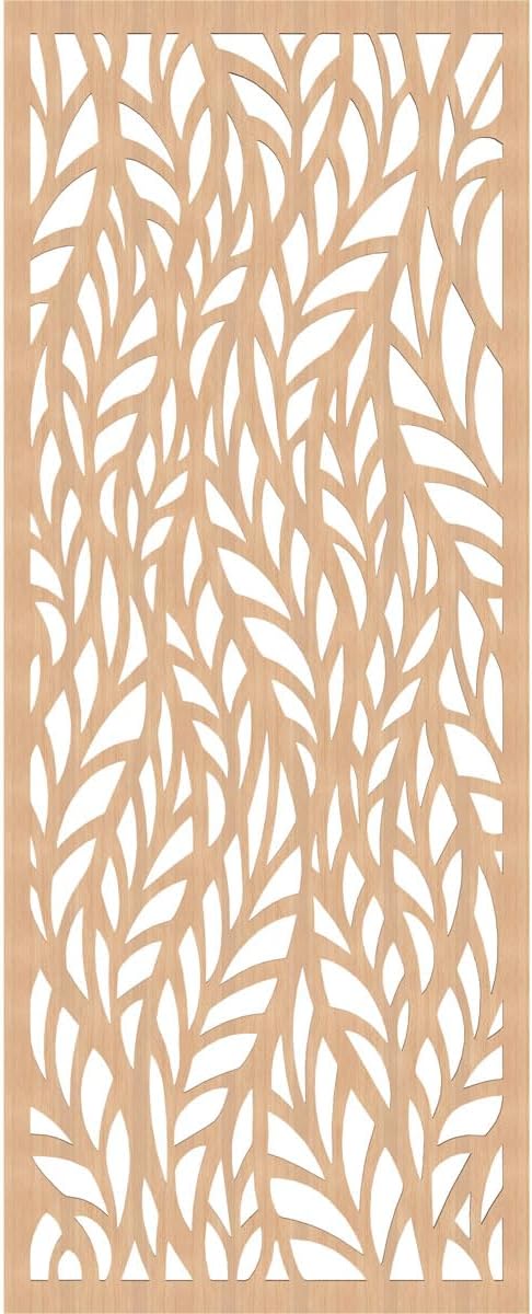 23 3/8"W x 59 3/8"H x 1/4"T Ortonville Decorative Fretwork Wood Wall Panels - Image 2