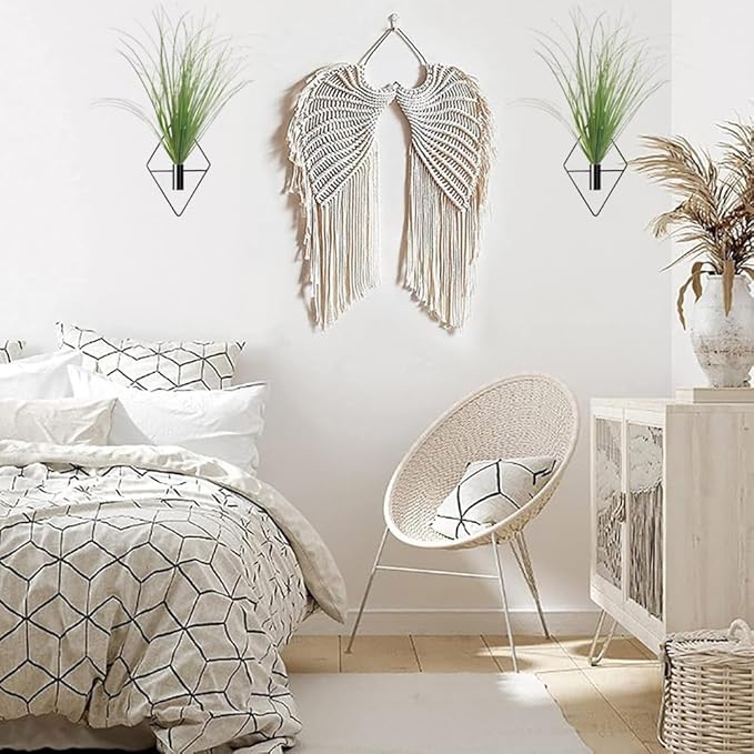 Hanging Planters with Artificial Plants - Image 5