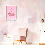 jkahh Funky Pink Cherry Poster Retro Disco Ball Canvas Wall Art Trendy Preppy - Image 6