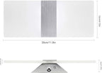ChangM Modern Wall Sconce 12W, Acrylic Material Hardwired Wall Mounted Wall - Image 5
