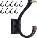 TUNNY 10 Pack Antique Design Wall Hanging Coat Hooks by TUNNY