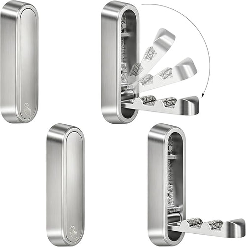 4PCS Foldable Wall Hooks, Flip Down Design by XSGTZMJ