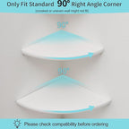 Corner Shelf, Solid Oak Wood Floating Corner Shelf Wall Mount Round End - Image 4