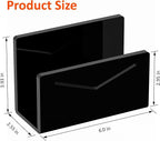 FUCDTEFC Acrylic Mail Holder, Vertical Envelope Mail Holder - Image 2