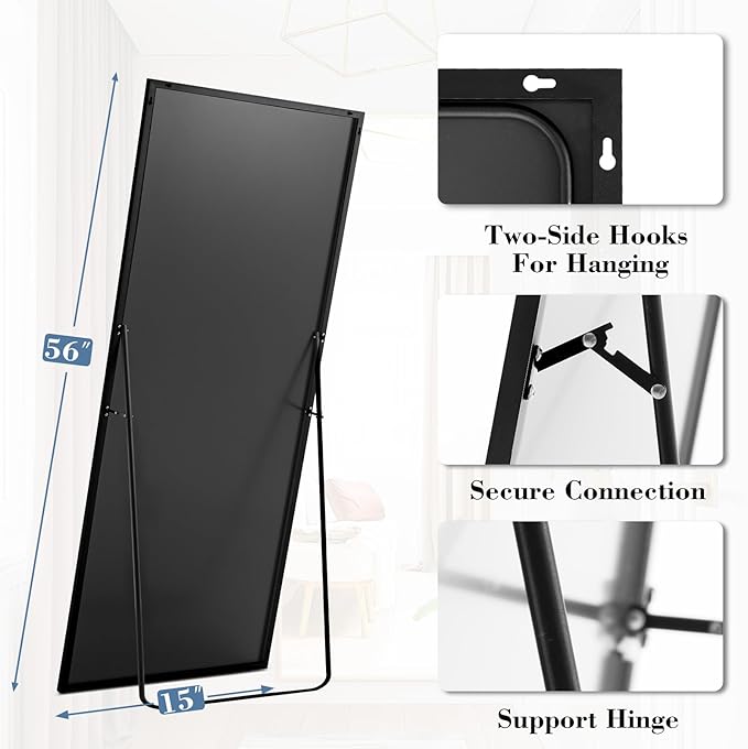 DUMOS 15"x56" Full Length Mirror - Image 5