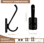 Coat Hooks Heavy Duty - Image 2
