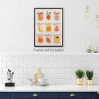 jkahh Trendy Fruit of The Spirit Wall Art Christian Bible Verse Posters Vintage - Image 5