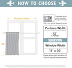 ChrisDowa Blackout Curtains 36 Inches Long - Image 5