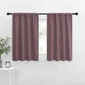 NICETOWN Kitchen Curtains, Dry Rose, Short Blackout Curtains & Drapes, Thermal by NICETOWN