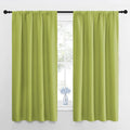 NICETOWN Kitchen Curtains, Short Blackout Curtains & Drapes, Fresh Green by NICETOWN