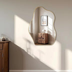 BOMINICA Irregular Wall Mirror Asymmetrical Mirror, Decorative Wall Mirror - Image 8