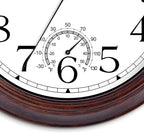 KECYET 8.5 Inch Outdoor Wall Clock - Image 7