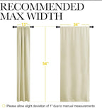 NICETOWN Kitchen Curtains, Short Blackout Curtains & Drapes, Home Decoration - Image 7