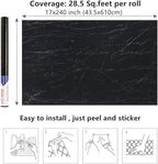 Arthome WALL DECOR Marble Contact Paper, Peel and Stick Wallpaper, Self - Image 8
