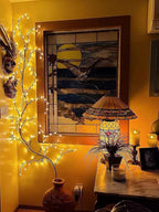 96 LED Willow Vine Lights 6FT Enchanted Wall Decoration Vine Lights 8 Modes - Image 6