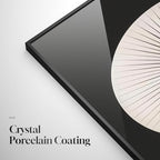 Framed Modern Black and White Abstract Wall Art, Large Contemporary Elegant - Image 7