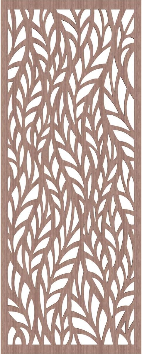 23 3/8"W x 59 3/8"H x 3/8"T Ortonville Decorative Fretwork Wood Wall Panels - Image 2