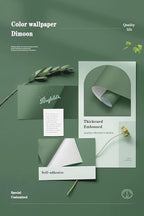 Dimoon 118''x17.7'' Green Peel and Stick Wallpaper Contact Paper Modern Self - Image 4